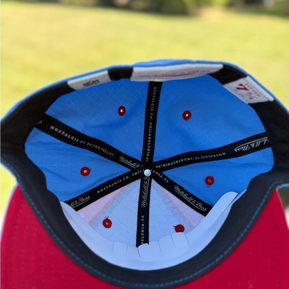 Mitchell & Ness Blue Houston Oilers NFL 7 3/4 - Picture 4 of 5